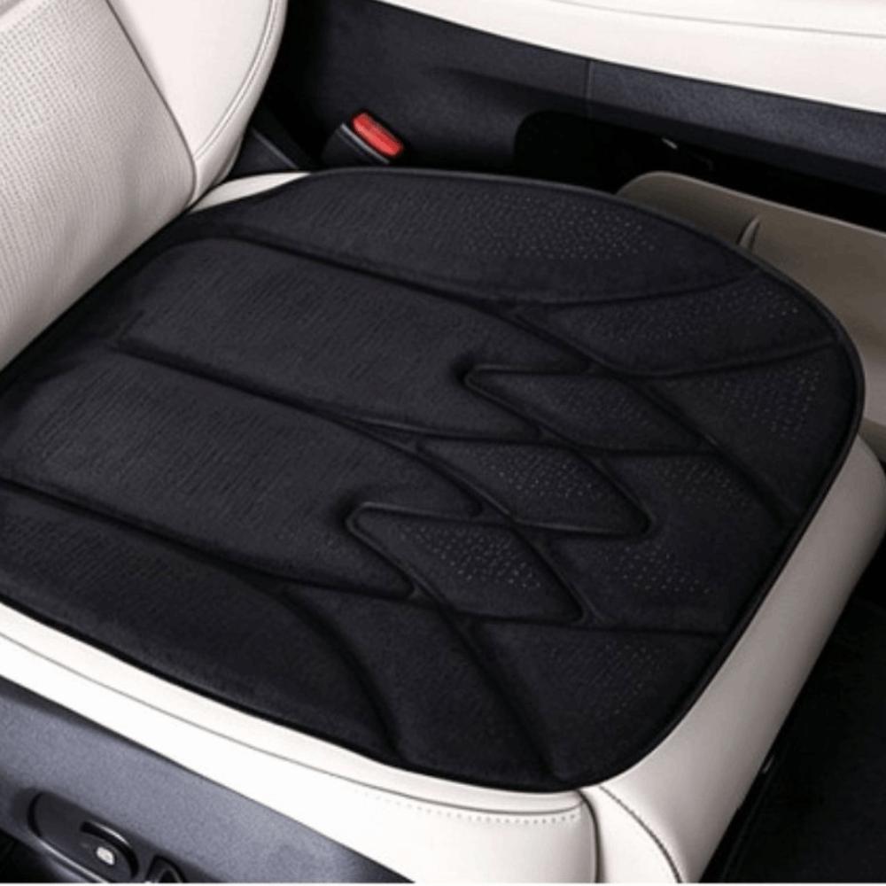 Stitched Car Seat Cushion Microfiber Faux Suede Seat Protector Auto Seat Cover  Universal