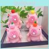 Plush Delightful Capybara Keychain Cute Cartoon Animal Hanging Figure In Colors Various