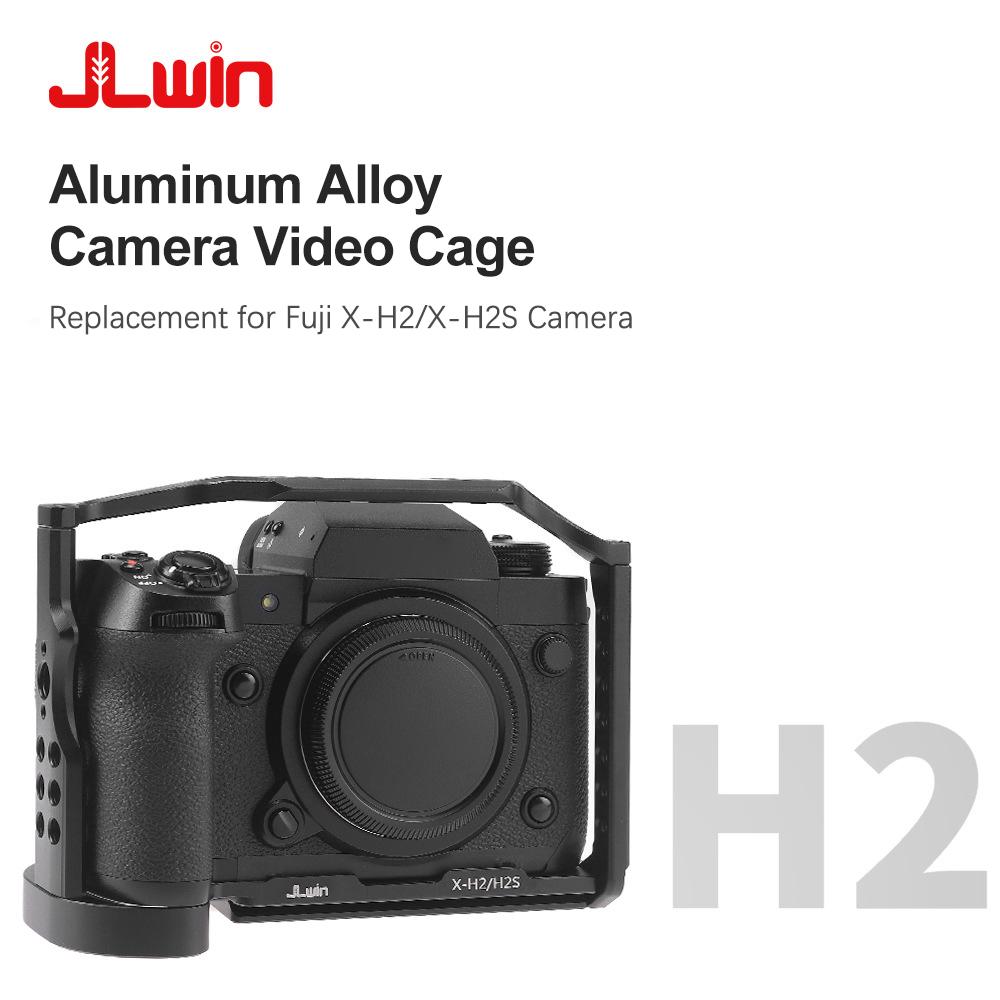 JLwin Protective Camera Cage Aluminum Alloy with Cold Shoe Mount Magnetic Wrench Slot Numerous