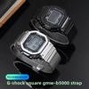 Миланская Плетеная Часовая Лента Для Casio G-Shock GMW-B5000 Сплошная Нержавеющая Сталь Металлический Ремешок Для Часов Модификация Браслет Аксессуары