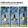 4PC Camping Lights LED Tent Lights with Carabiner Clips Retro Lampshade Mini Camping Lantern Portable Emergency SOS Signal Light