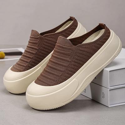 Модные летние женские повседневные тапочки для дома и улицы, дышащие, с толстой подошвой, мягкие и удобные