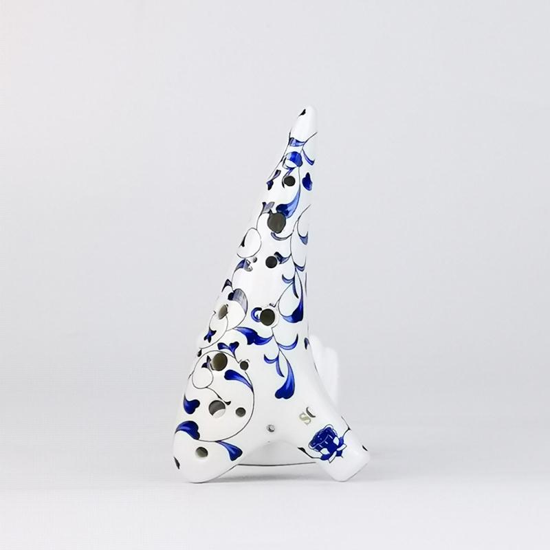 Керамическая окарина База Орф-инструменты Исцеление 12 отверстий Окарина времени Звуковая терапия Профессиональные музыкальные инструменты Аксессуары Легендарные окарины