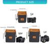 Сумка для аксессуаров к DSLR-камере Обеспечивающая превосходную защиту Холст Полиэстер Эргономичная Для безопасности устройств