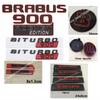 Передний капот Задний багажник Значок Наклейка Для Brabus w212 w204 G700 w463 w464 w221 w213 w206 GLC GLE w176 w177 GLS G800 smart