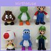 Набор коллекционных фигурок ПВХ Марио Супер в стиле аниме для подарка и демонстрации