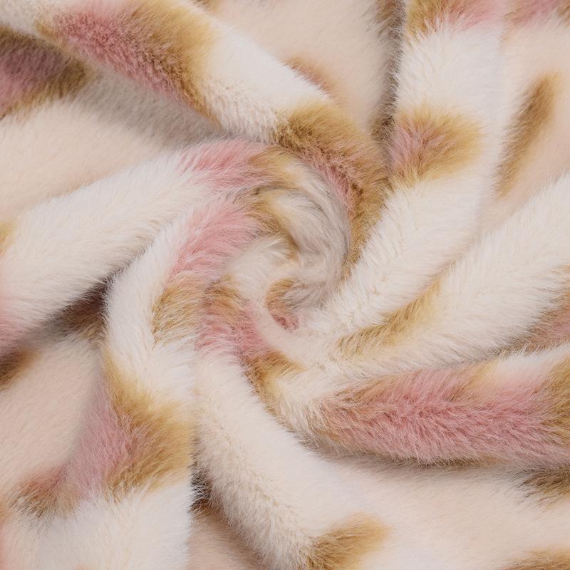 100*160cm Warm Imitation Ferret Fabric Plush Velvet Leopard Pattern Fabric For Diy Sewing Scarf Winter Clothes Material