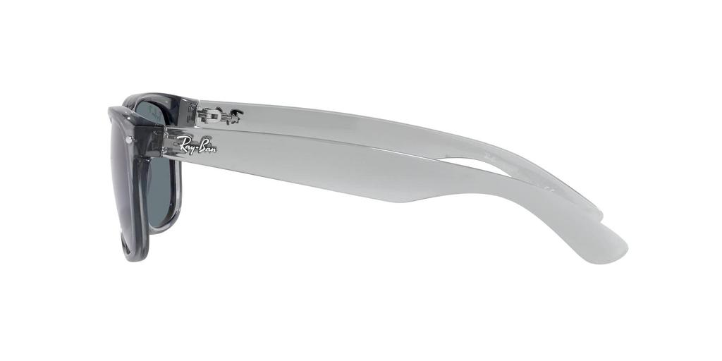 RB2132F Серый Прозрачный с Кристально Темно-синим Поляризованный Размер 55 Солнцезащитные очки Ray-Ban, Линзы,