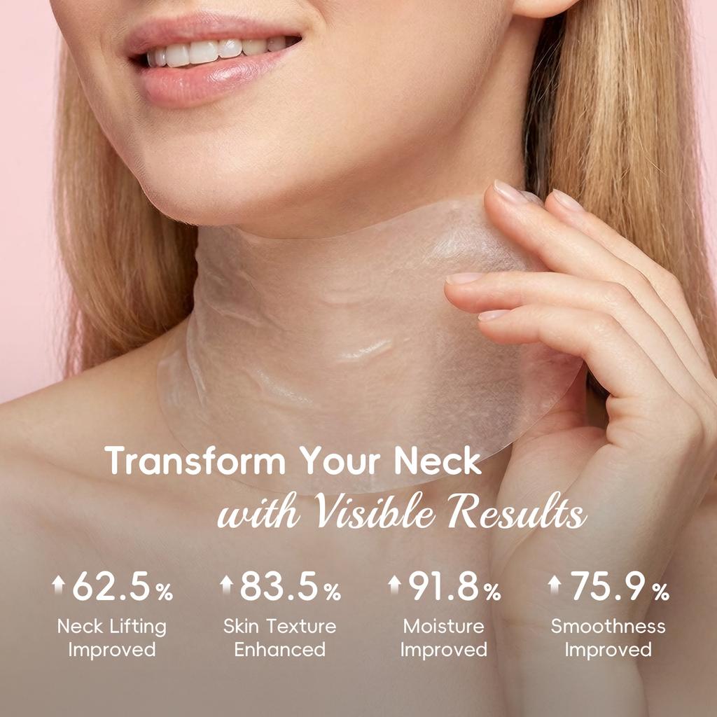 LAIKOU Japan Sakura Neck Wrinkle Patch 25ml/piece Hydrating, Moisturizing and Firming Neck Area