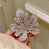 Vintage Rhinestone Maple Leaf Brooch Trendy Jewelry Maple Leaf Pin  Clothing Jewelry