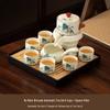 Ru Kiln Splendid Landscape Automatic Tea Set