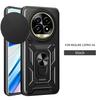 Чехол для Realme 13 Pro Plus Чехол Realme 13+ Чехол Realme 13 4G Магнитное кольцо-держатель Бронированный чехол для телефона Защита камеры сдвижной Задняя крышка