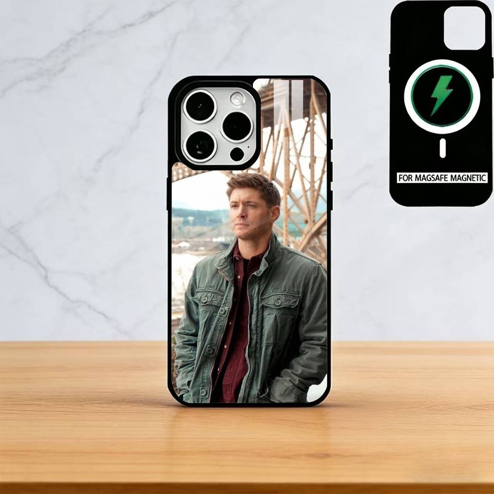 Чехол для телефона S-Сверхъестественное Дин Винчестер для iPhone17,16,15,14,13,12,11 Plus,Pro Магнитный с Magsafe Беспроводная зарядка