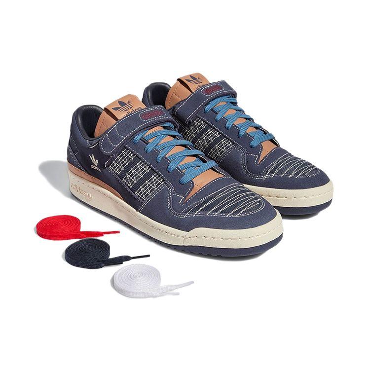 adidas Forum 84 Low Sashiko Кроссовки унисекс Blue Shadow-Navy Legend-Ink GX8564