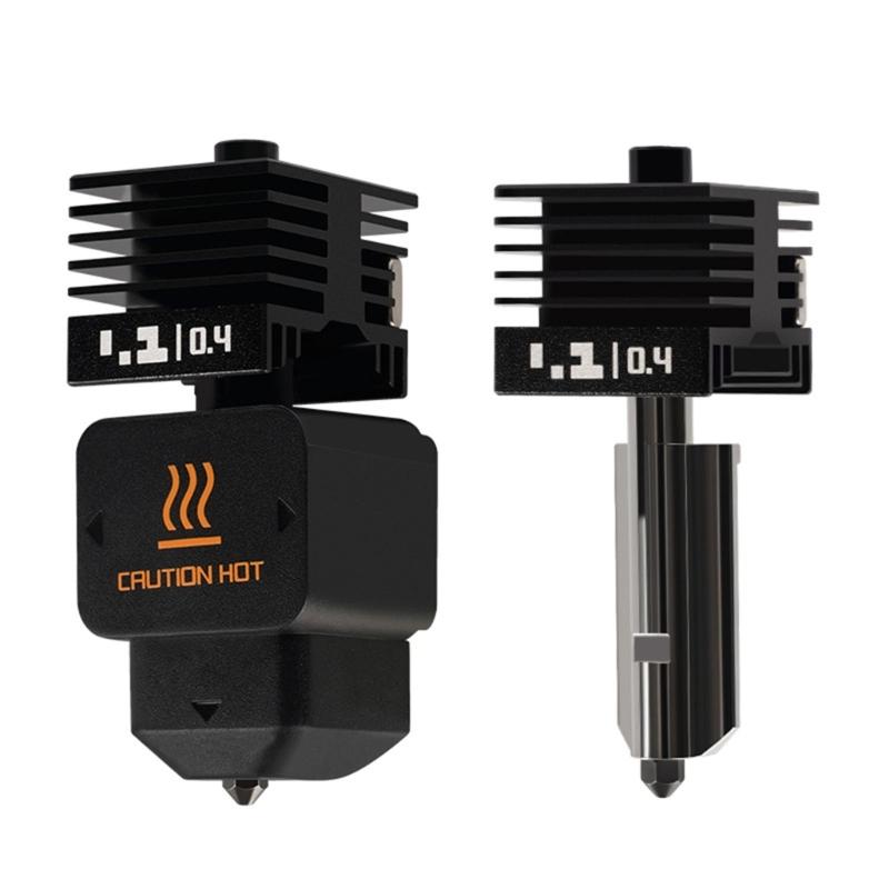 Интегрированный хотенд с быстросъемным креплением, силиконовым чехлом и съемным соплом для 3D-принтеров серии H2D Mini