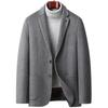 Autumn and Winter New Wool Suit for Men, Removable Down Lining, Woolen Casual Suit Jacket, Warm Suit for Men