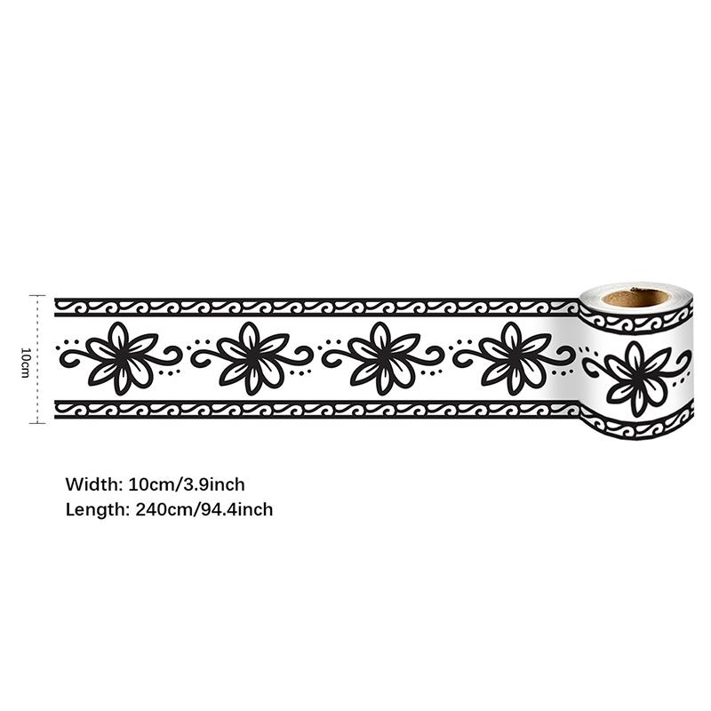 10x240 см ПВХ водонепроницаемая поясная линия самоклеящаяся декоративная полоса на талии