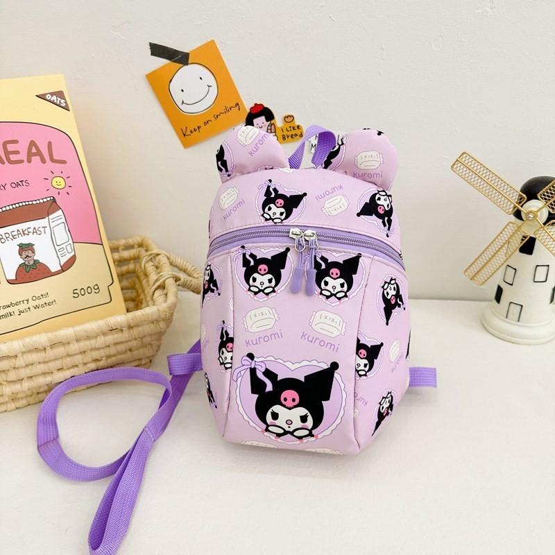 Adorable Cartoon Bunny Toddler Backpack Ultra Lightweight Pu Material Cute Print Design