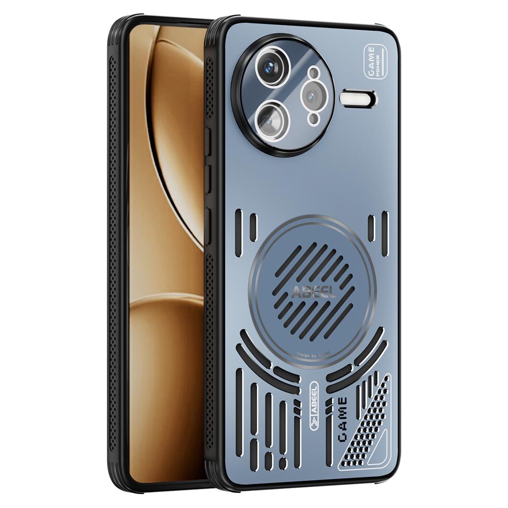 ABEEL Для Xiaomi Redmi K80 Pro 5G/Poco F7 Ultra 5G Магнитный чехол Сплав алюминия+ПК+ТПУ Полый чехол для телефона с теплоотводом