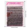 DIY C Curl False Eyelashes 8-16mm Eyelashes Extensions Individual Cluster Eyelashes  Cosplay Party