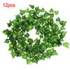 12/24 шт., висячие искусственные листья плюща, гирлянда из ротанга, виноградная лоза, растение, свадебный декор