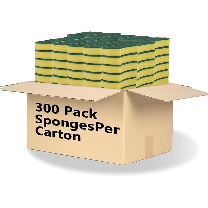 Kitchen Cleaning Sponges,24 Pack Eco Non-Scratch for Dish,Scrub Sponges