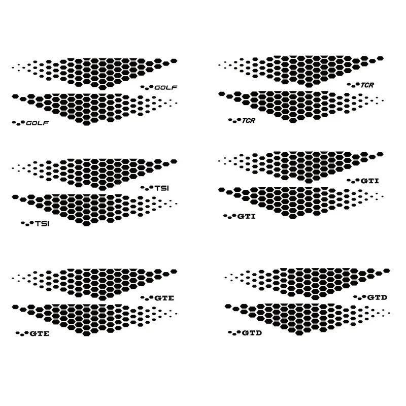 Боковые наклейки на дверь автомобиля для Volkswagen VW Golf 4 5 6 7 TSI TCR GTD GTI MK4 MK5 MK3 MK2 MK7 Polo, автоаксессуары, виниловые наклейки