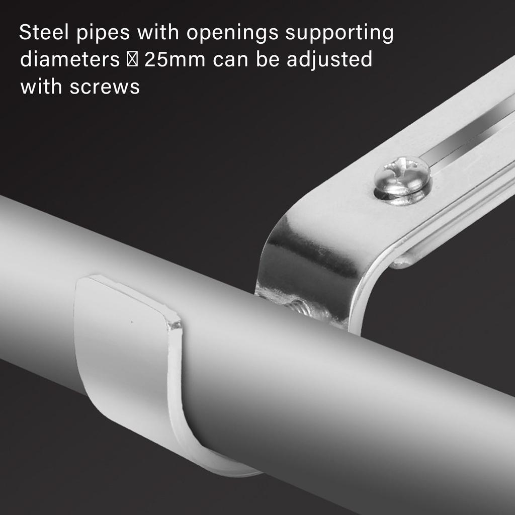 Регулируемый держатель для карнизов, сверхмощные держатели для карнизов, 4 шт. в упаковке, карнизы, крючки, вешалки для настенного держателя для штор, удлинитель