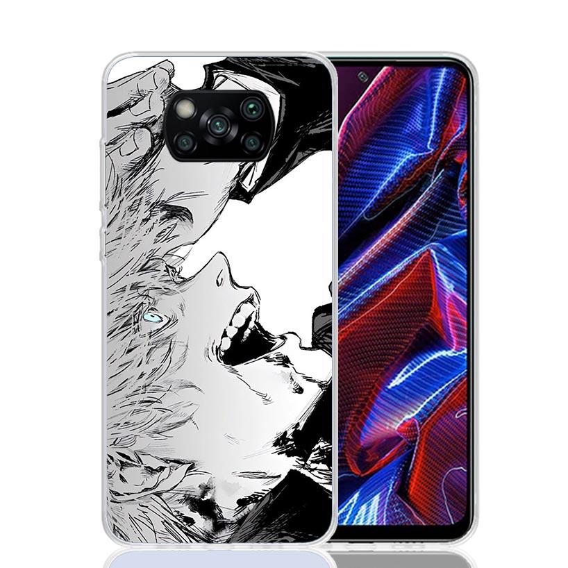 Япония Аниме JujuKaisen Чехол для телефона Для Xiaomi Poco X7 X6 X5 Pro F7 Ultra Redmi 15C 15 13 13C 12 12C 10 10A 10C 9 9A 9C 9T Чехол P