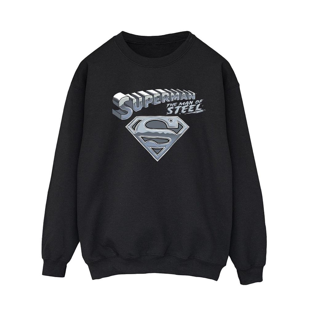 DC Comics Womens/Ladies Superman The Man Of Steel Sweatshirt