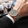 Модный бренд Мужские часы Водонепроницаемые Многофункциональные Кварцевые Наручные часы Бизнес Спортивные Часы Хронограф