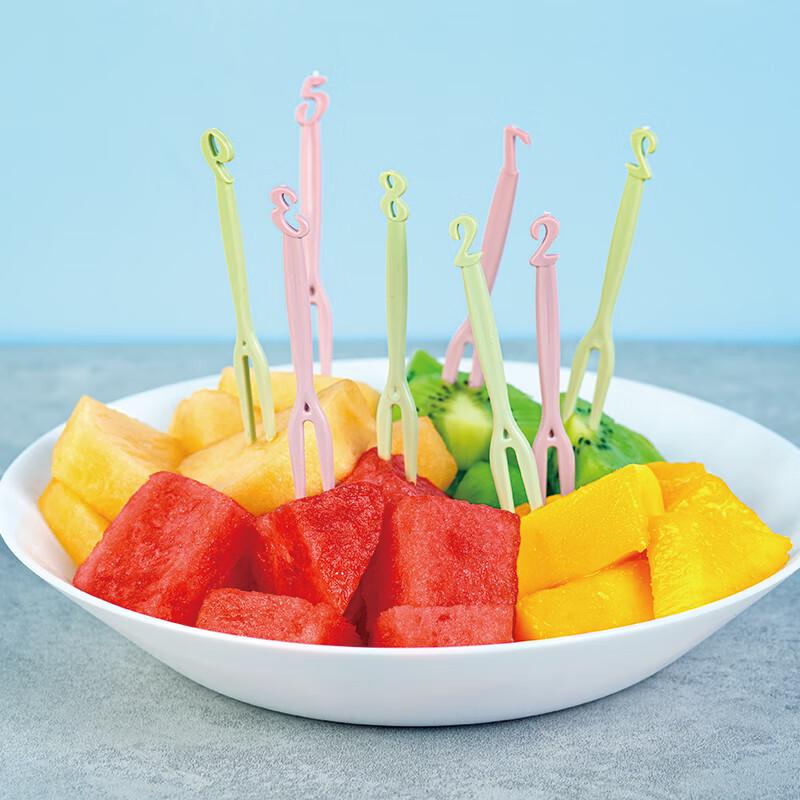 Disposable Cartoon Fruit Forks