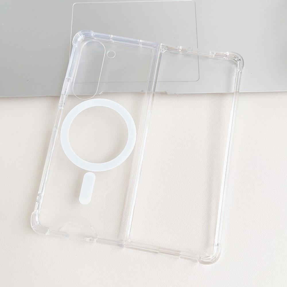 Samsung Galaxy Z Fold5 5G Case for MagSafe, Dropproof Magnetic Transparent