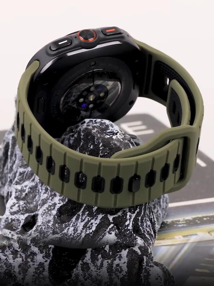 Sport Straps for Samsung Galaxy Watch Ultra Strap 47mm Accessories smartwatch Silicone correa Bracelet Galaxy Watch Ultra Band