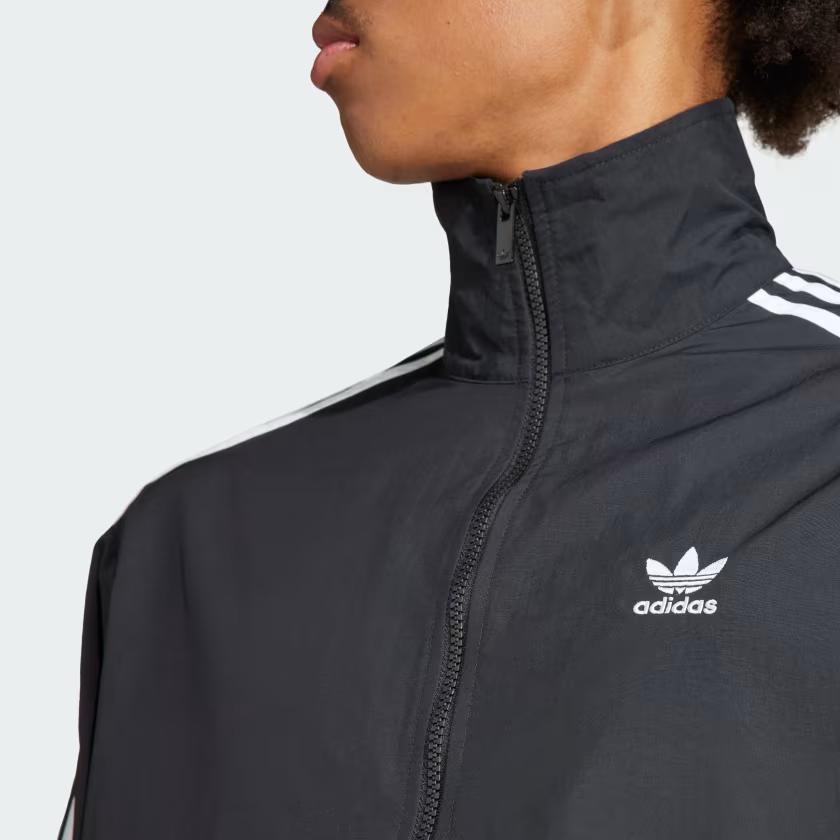 adidas Мужская спортивная кофта Originals Adicolor с плетением Firebird Черный IT2491