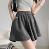 Baggy Wide Leg Shorts Women Summer High Waist A-line Five-point Skirt Pants Ballet Style Sports Shorts Fashion Female Clothing