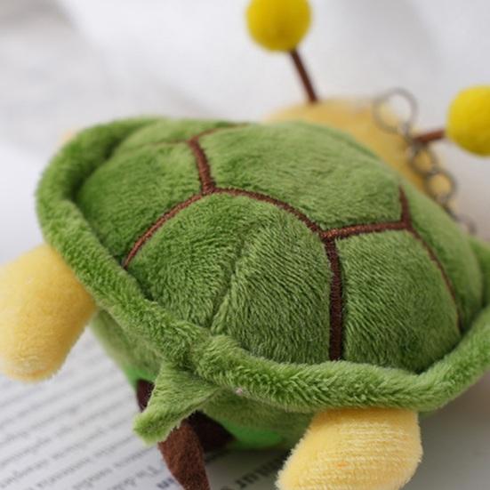 Симпатичные плюшевые игрушки в виде животных, брелок в виде пчелы, мультяшная черепаха, брелок для ключей, держатель для рюкзака, подвеска, украшение, украшение на день рождения