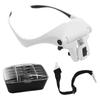 Eyebrow Tattoo LED Light Headband Magnifier Glasses  Eyelash Extension