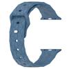 GlacierX Silicone Rhombille Denim Blue Smartwatch Strap for Apple Watch 38/40/41mm Blue