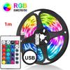 RGB Светодиодная лента для подсветки, USB 5V, LED 5050, Синхронизация с музыкой, Гибкая лента, Умный дом, Управление через приложение и пульт, Для комнаты, ТВ, DIY Декорация