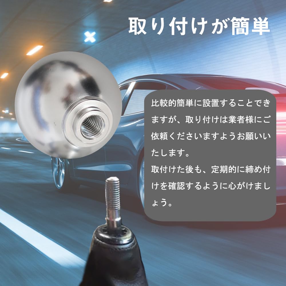 YANYULI Aluminum Shift Knob for Cars, 5 Speeds, Round Aluminum Alloy Accessories, Replacement Parts,