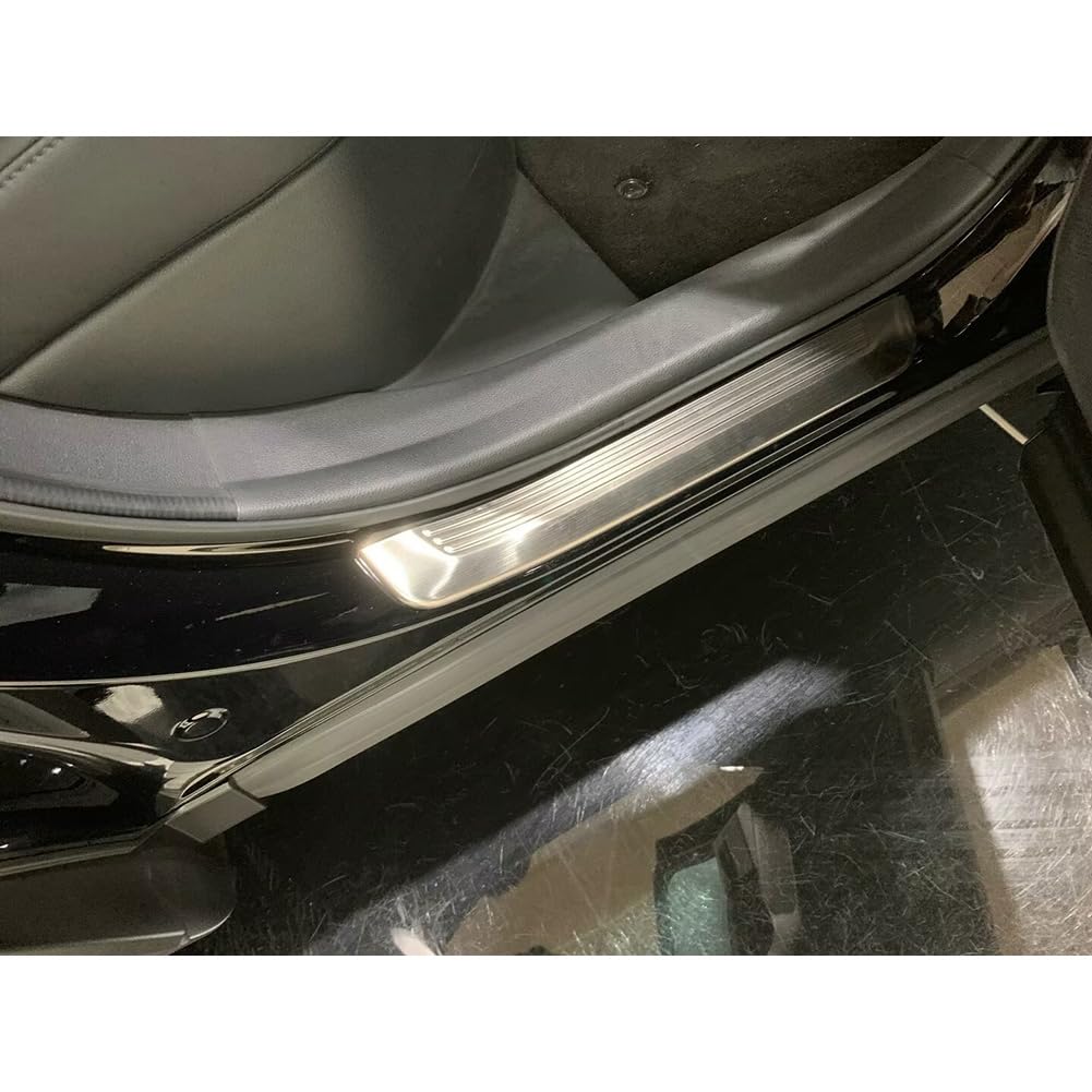 RUIQ Toyota Crown Crossover SH35 Exclusive Interior Stainless Steel Step Garnish Side Step Garnish Exterior Designed Exclusively for TOYOTA CROWN