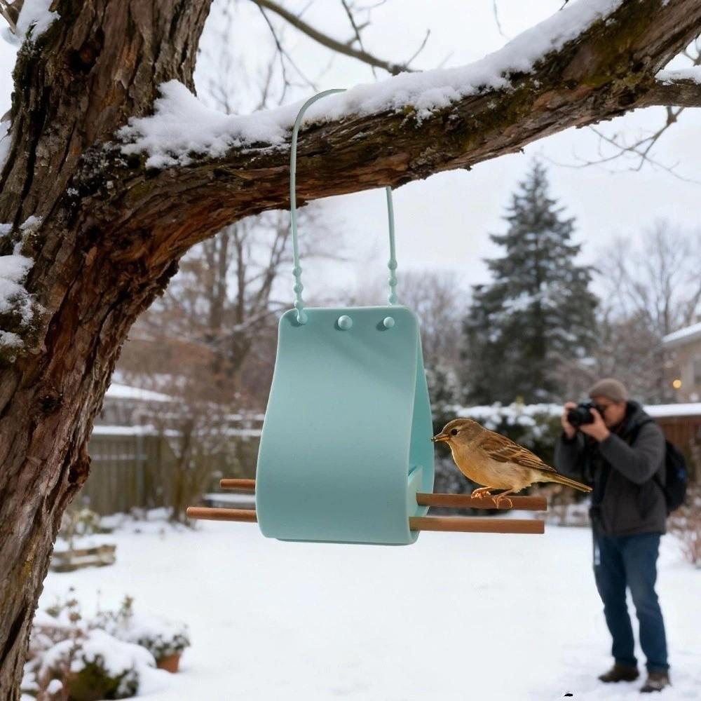 Waterproof Automatic Feeder Large Capacity Hummingbird Feeder Bird Feeding Tray  Backyard