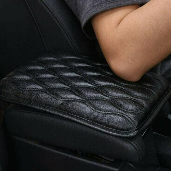 Auto Armrest Pad Cover Car Center Console Box PU-Leather Cushion Mat