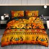 2/3Pcs South American Tribal Totem Duvet Cover Set, HD Printing All Season Bedding with Pillowcases, Home Dorm Decor
