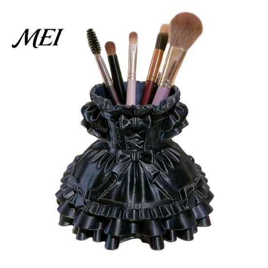 Pen Holder 3D Printed Dress Shape Holder, Cute Desk Organizer School Supplies for Makeup Brushes Stationery, Creative Home Office Decor Gift Teachers