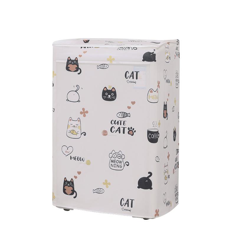 1PC Dryer Dust Cover Home Supplies Drum Waching Machine Cover Sunscreen Washing Machine Cover Transparent PEVA Waterproof
