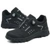 Защитная обувь с металлическим подноском для мужчин - Устойчивая к проколам, нескользящая и прочная рабочая обувь для строительства, промышленного использования на открытом воздухе
