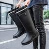 Rain Shoes Men's Summer 2025 New Summer Kitchen Work Labor Insurance Water Shoes Fishing Rubber Shoes Rainy Day Wading Boots