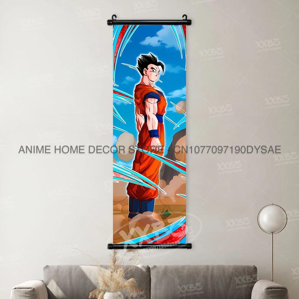 Постер Dragon Ball Аниме Домашний Декор Веджета Подвесная Картина Маджин Буу Свиток Картины Холст Настенная Печать Для Гостиной